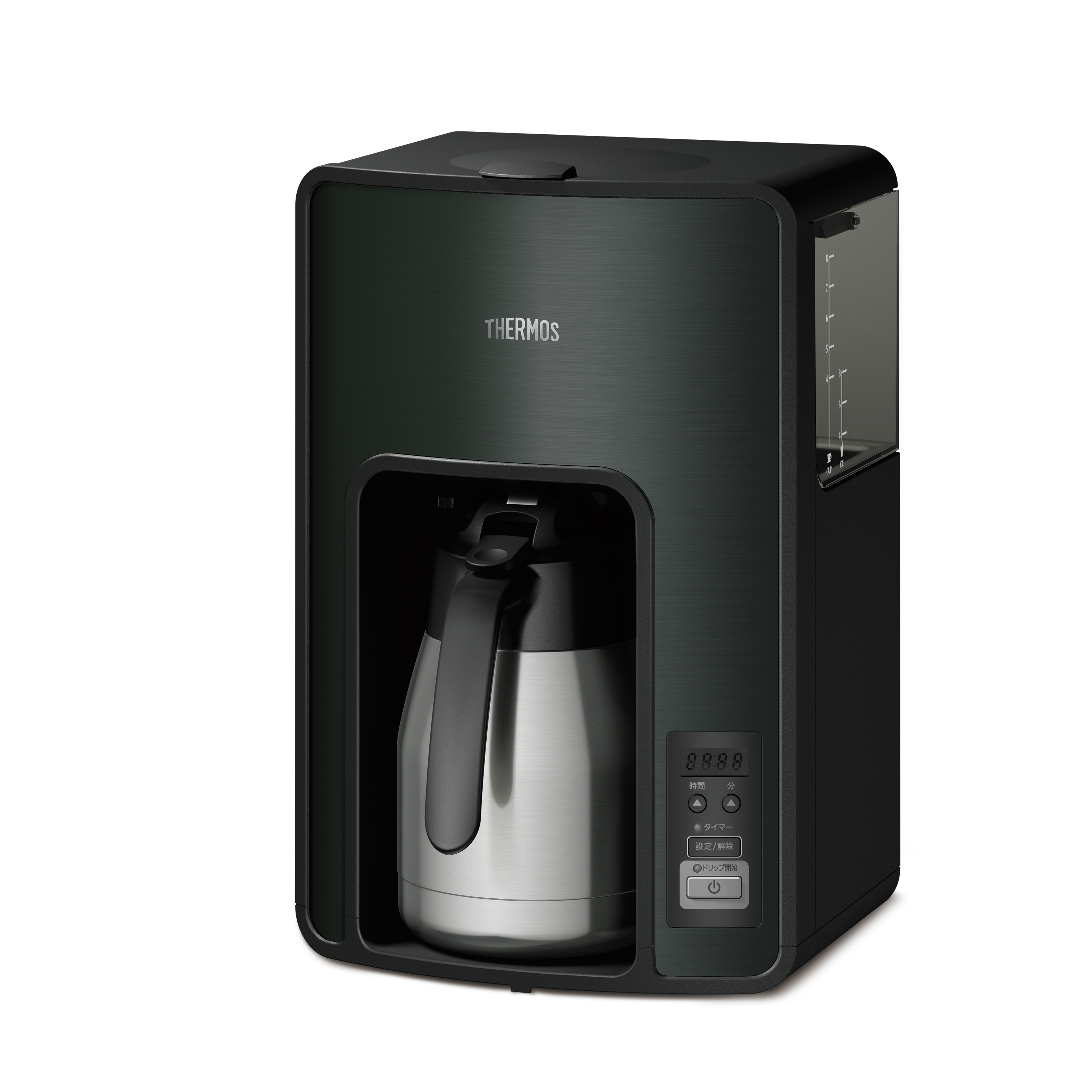 保温・保冷OK！ステンレス製魔法びん構造の 真空断熱ポットで、淹れた