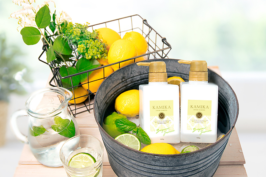 限定4,000本！黒髪クリームシャンプー「KAMIKA」に 夏限定ベルガモット