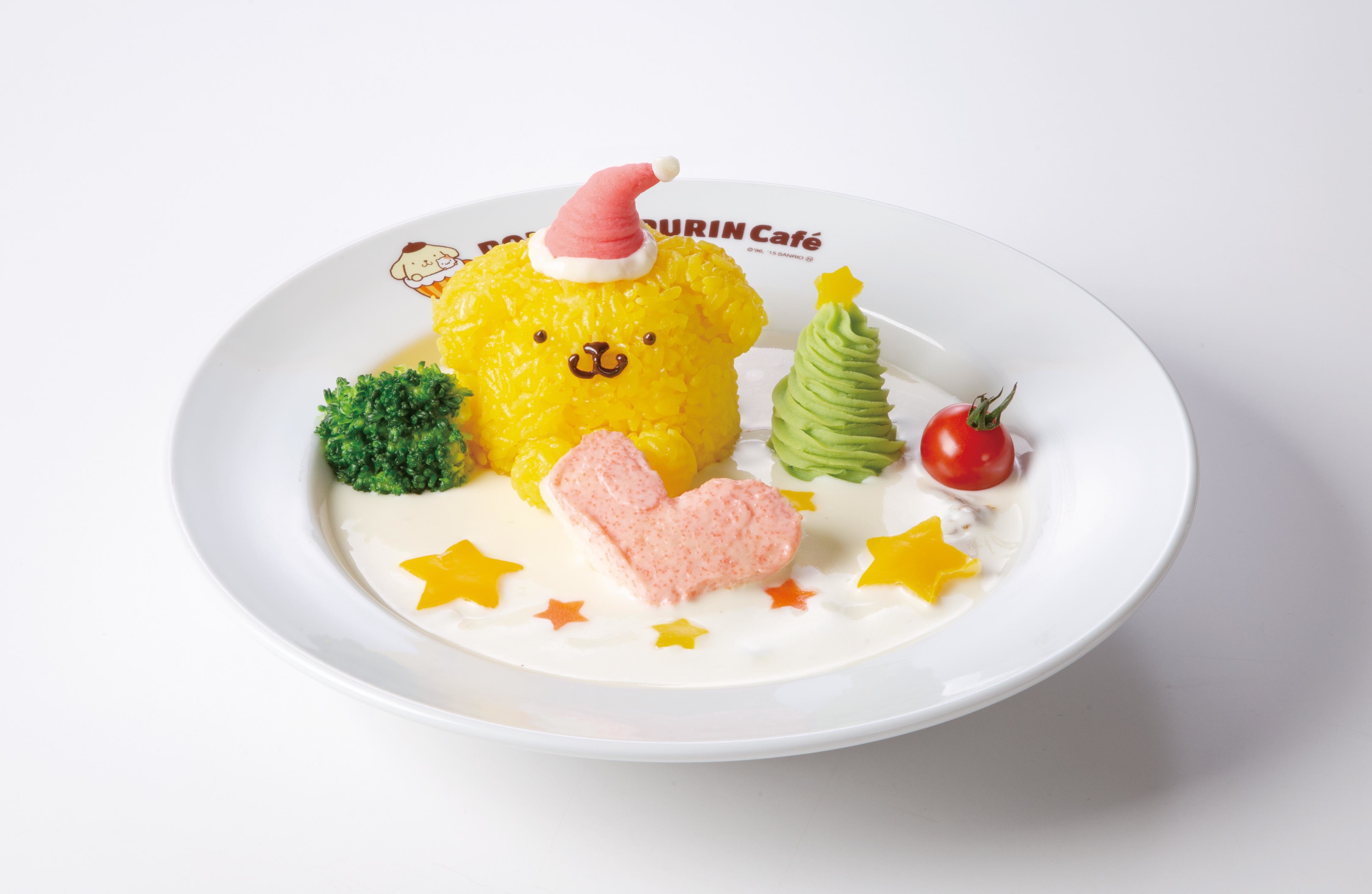 ポムポムプリンカフェのほっこりX'mas」 “プリンのチーズキーマカレー