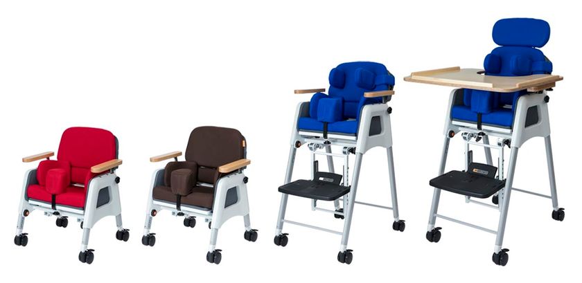 子ども向け“かわいい座位保持装置” 洗えて調整簡単な「バンビーナposi