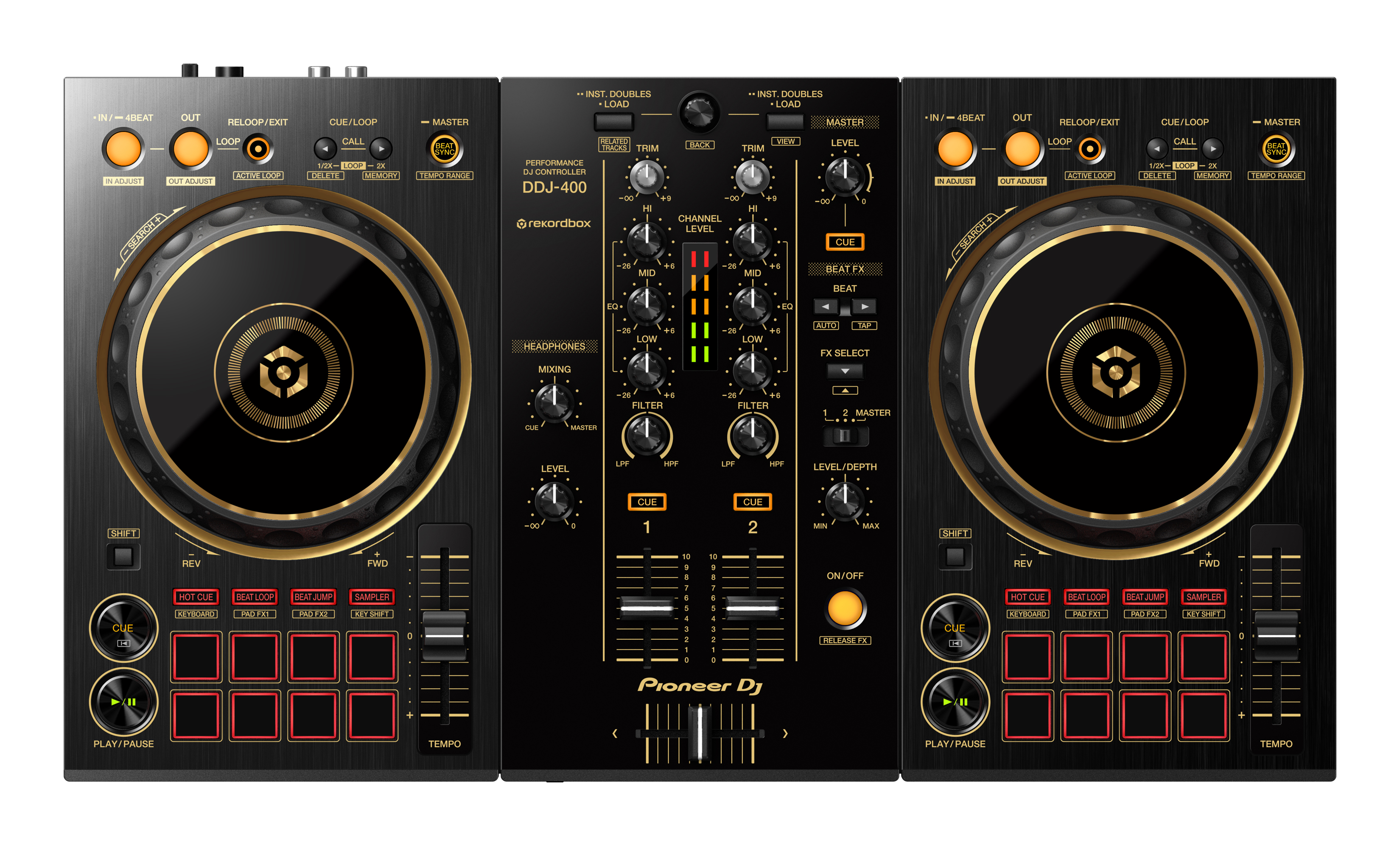 さまざまなDJアプリケーションに対応する DJコントローラー「DDJ-400