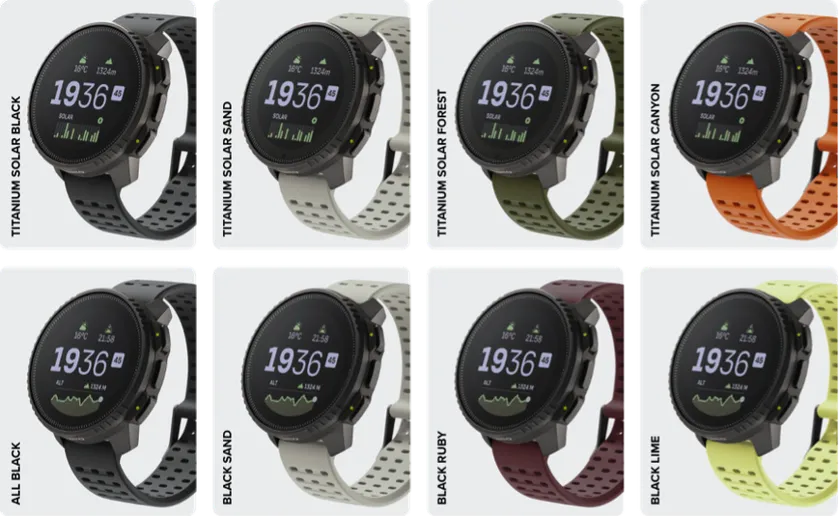 驚異的なバッテリー寿命と高精度 スント初のソーラー充電とオフライン