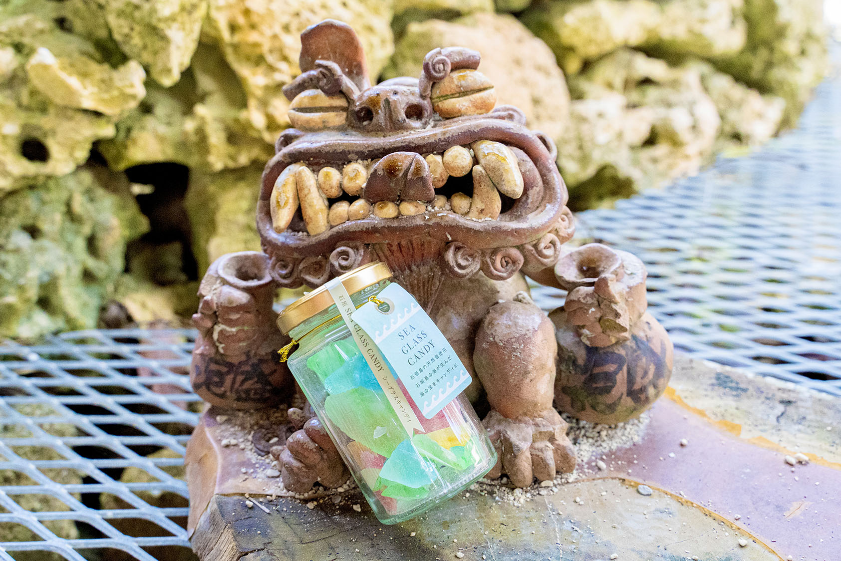 シーグラスをモチーフにした海が似合うキャンディ 「石垣SEA GLASS