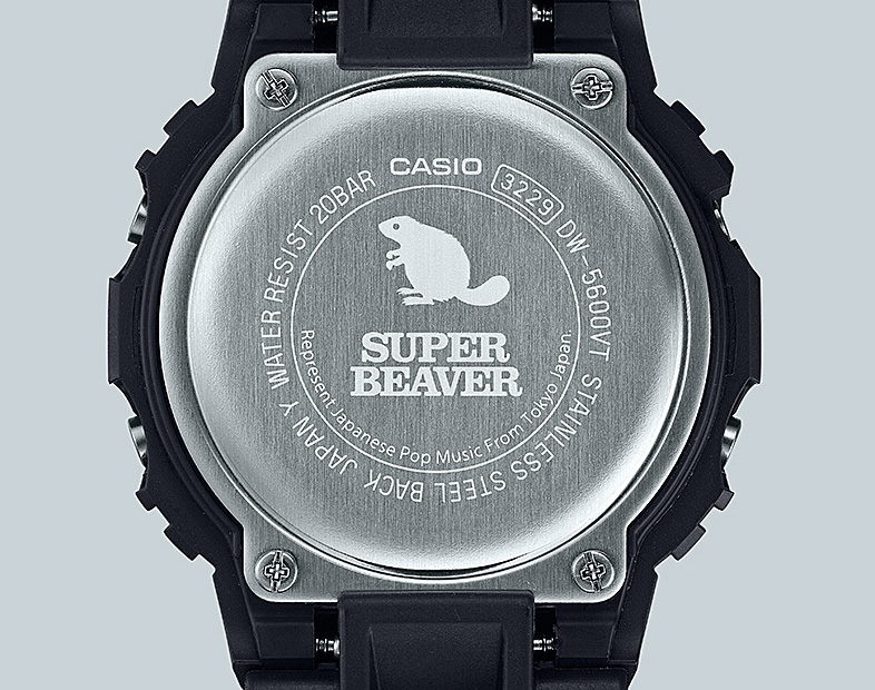 SUPER BEAVER」×“G-SHOCK” コラボレーションモデルを12月下旬に発売