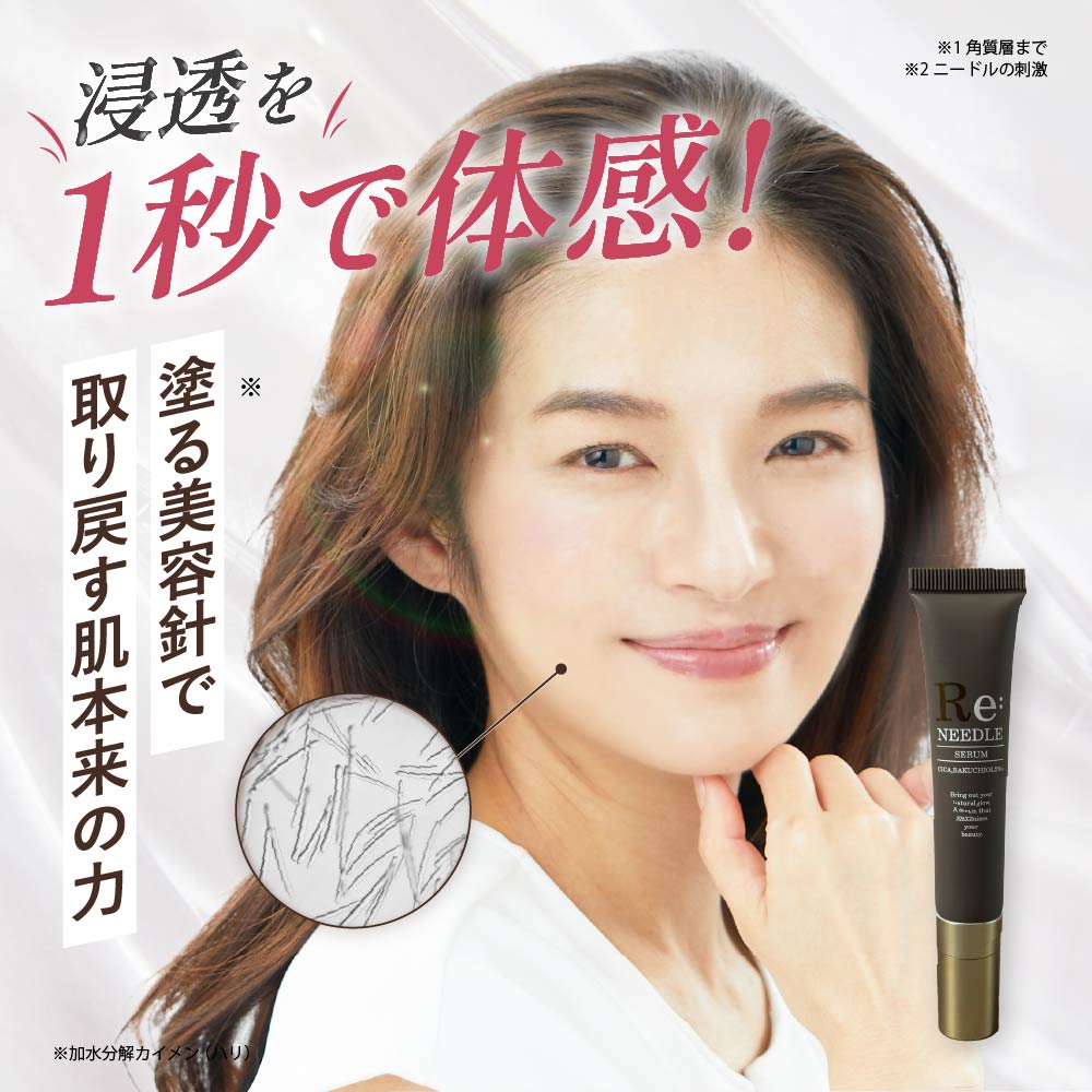 美容皮膚科医が監修！話題の“マイクロニードル発想”が 化粧水と乳液に