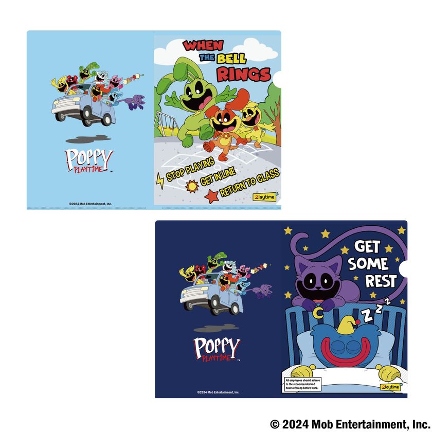 大人気ホラーゲーム『Poppy Playtime』より クリアファイルやミニ