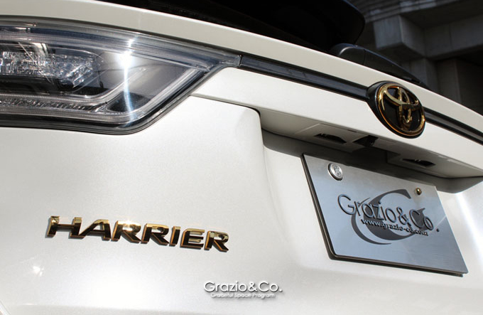 ハリアー60系用ゴールドエンブレム Grazio(グラージオ)｜HARRIER