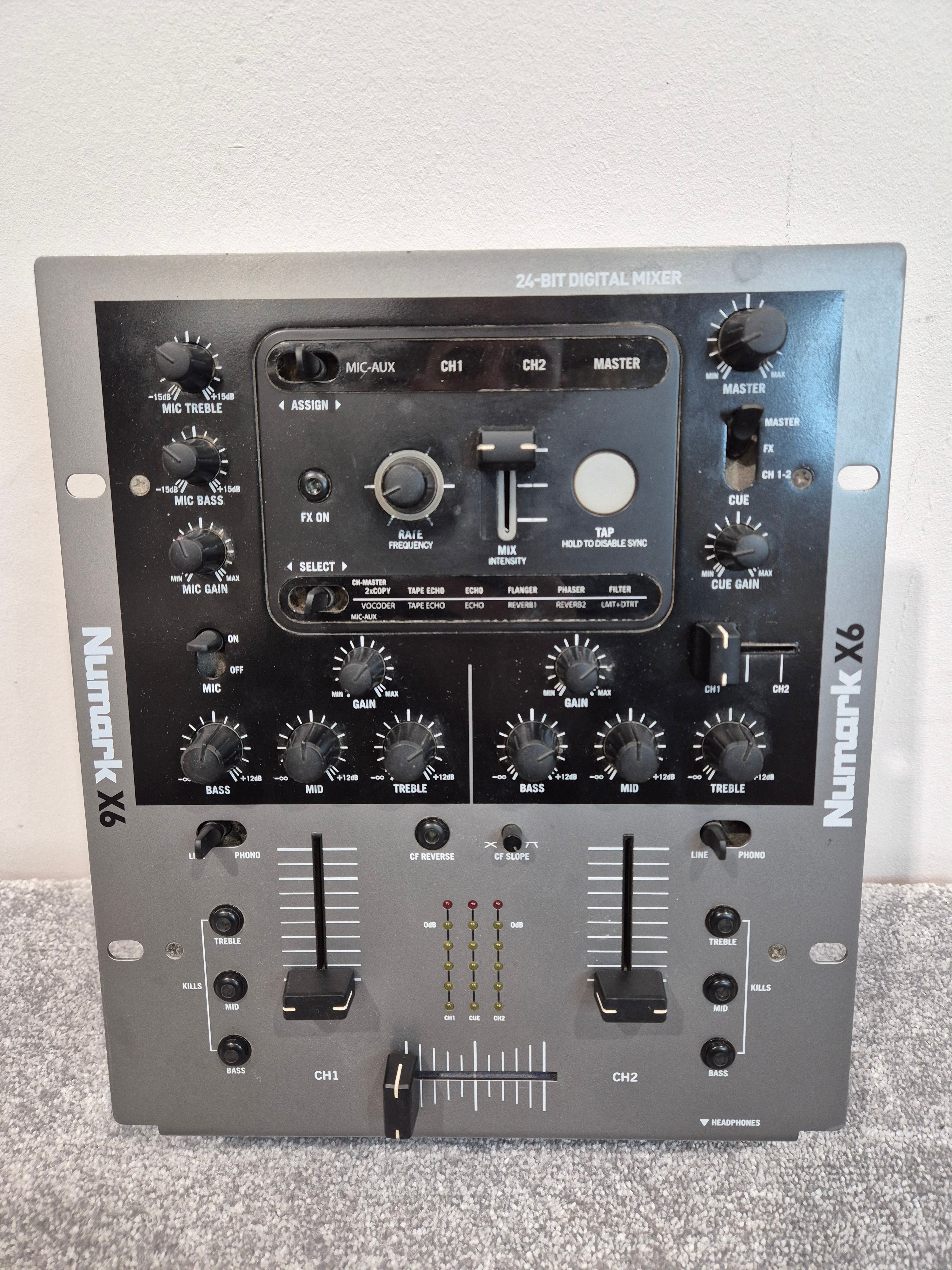 Numark X6 24-BIT DIGITAL MIXER デジタルミキサー