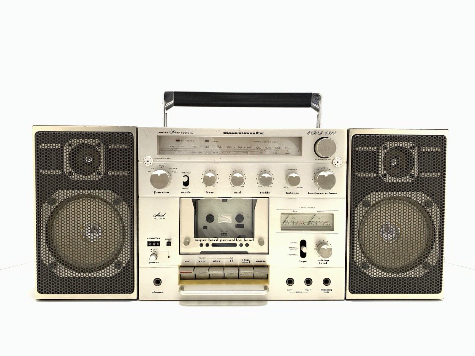 MARANTZ CRS 6810 RARO BOOMBOX STEREO Radio Cassetta Vintage 1980