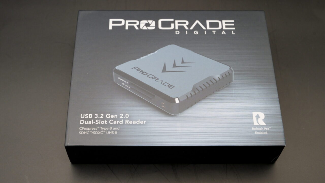 実機レビュー】ProGrade Digital ダブルスロットカードリーダー PG05.5