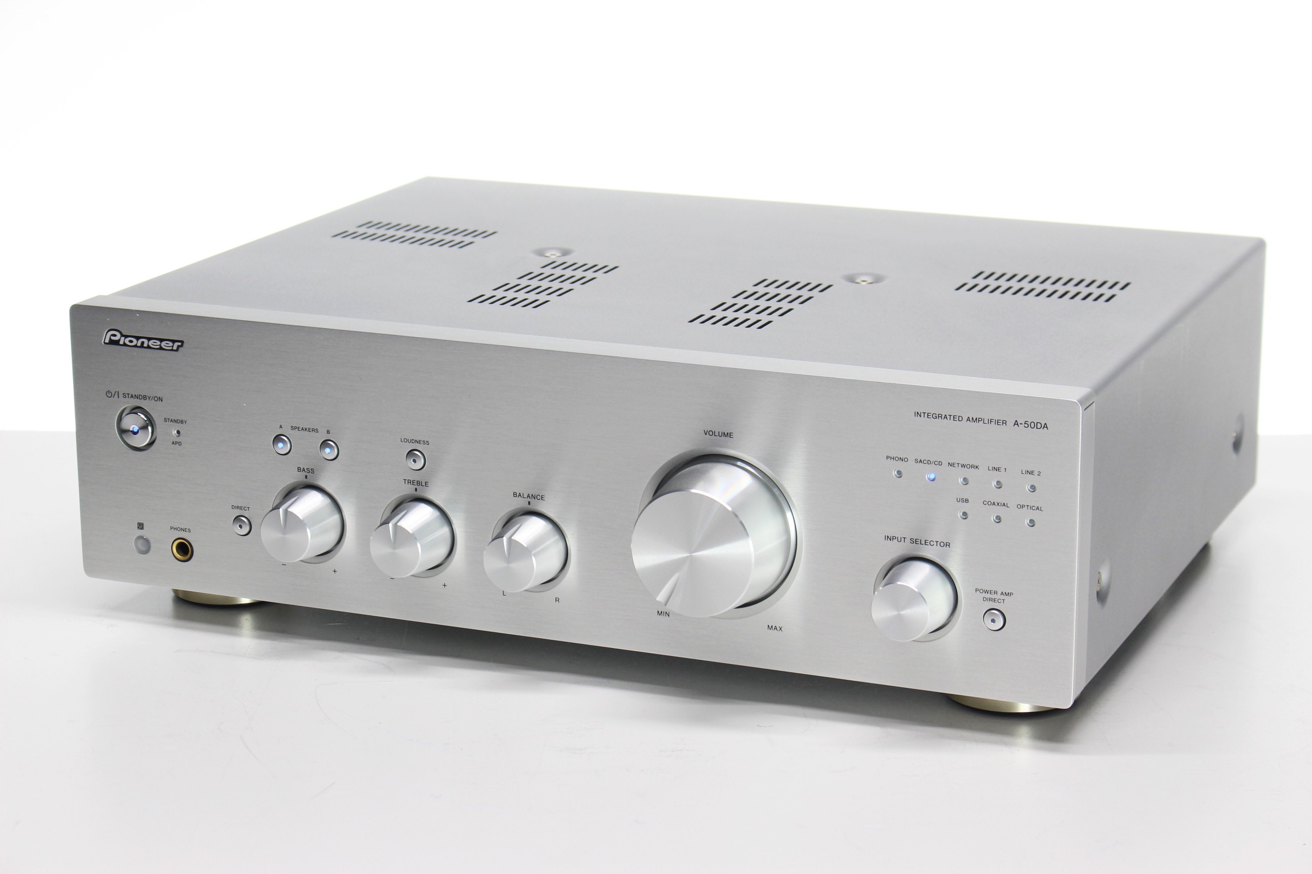 Pioneeer A-515VにDACを搭載 A-50DV 正常動作中アンプ中古 A-50DV