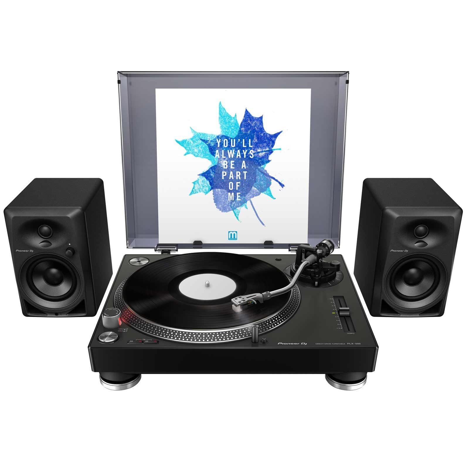 Pioneer DJ PLX-500 & DM-40 Speakers with 4