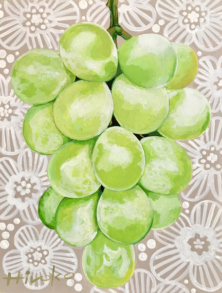 シャインマスカット」 by Hiroko*゜｜Artmeter｜暮らしを彩るアートが