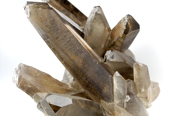 スモーキークォーツクラスター（レーザータイプ）-008水晶クラスター