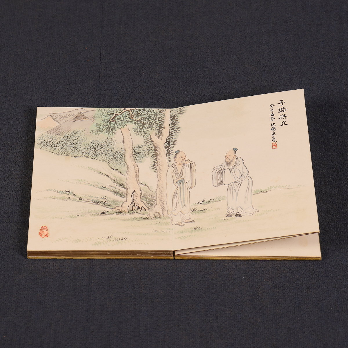 民間仕入れ品 骨董市仕入れ品 法界源流 中国時代の掛け軸 巻き絵 肉筆