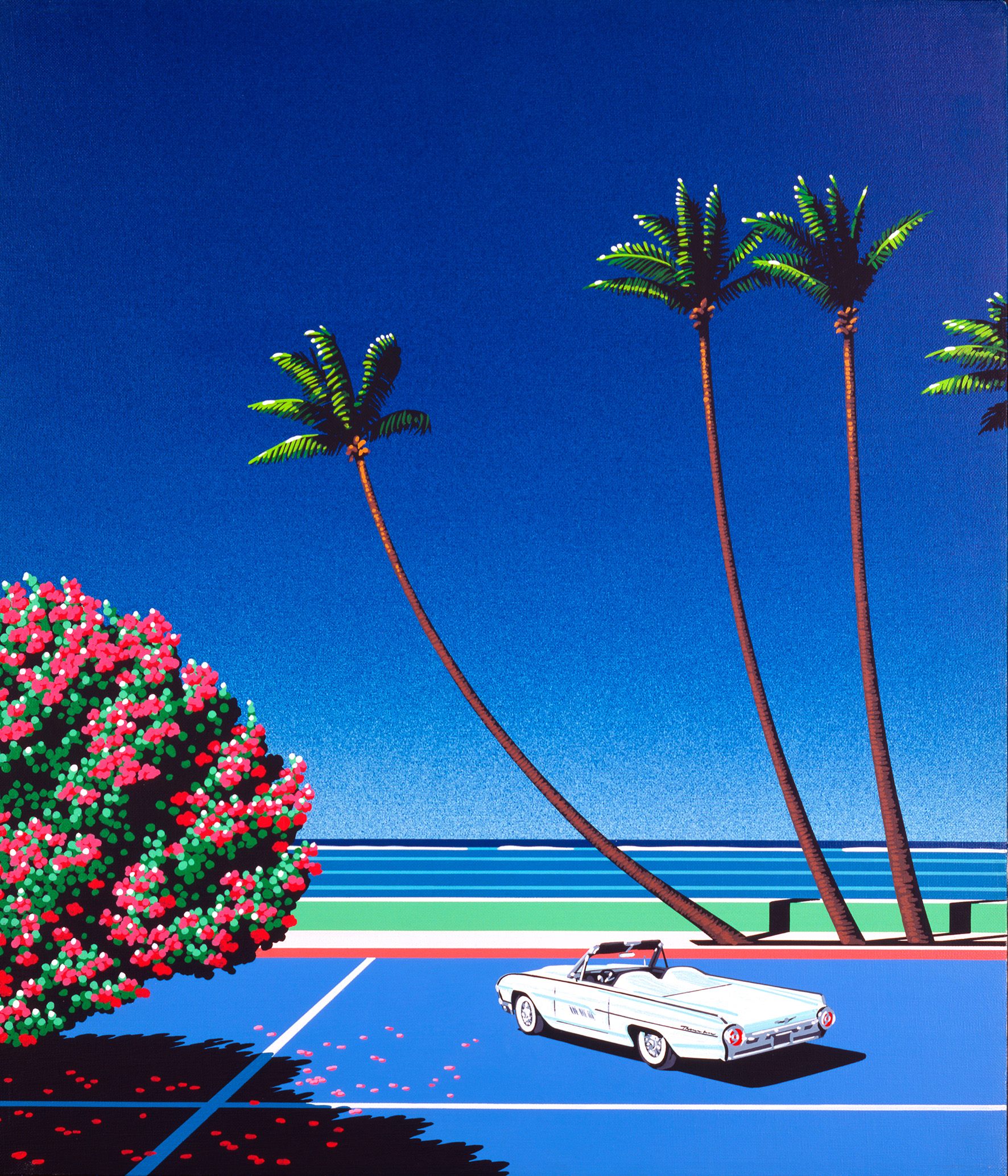 購入特典付】永井博 絵画(版画額装品/ジクレー) Wandering Breeze