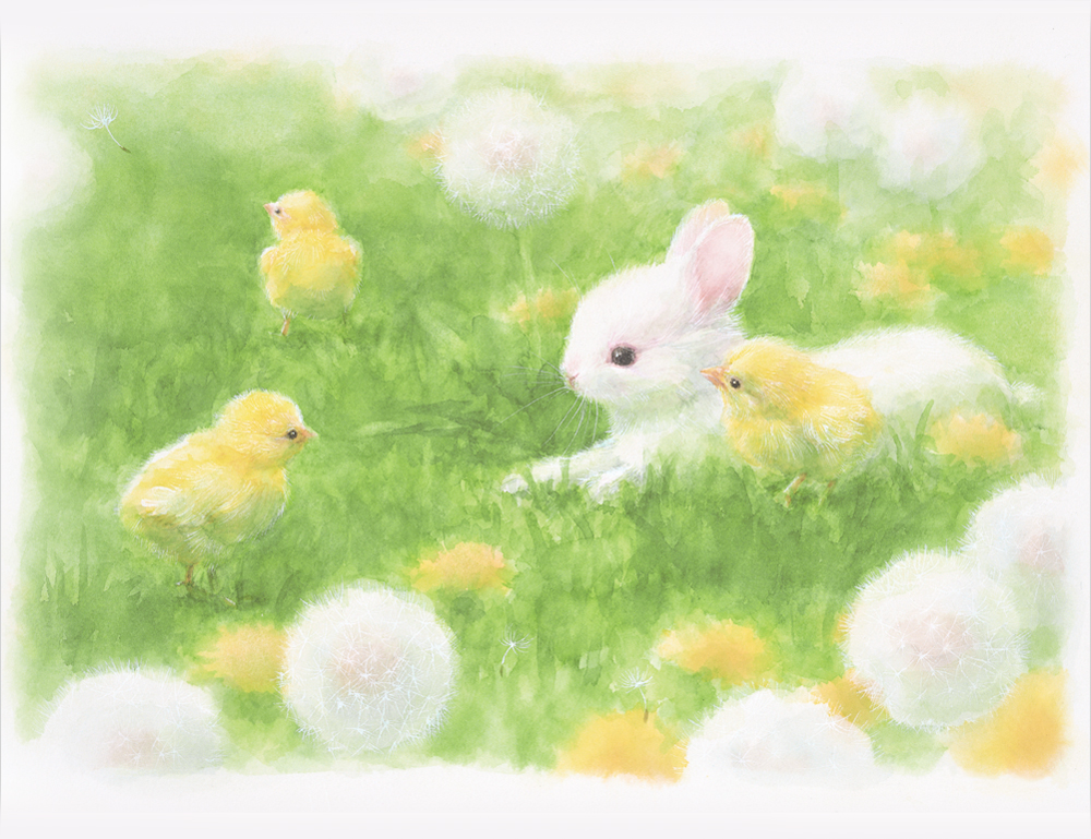 土田穣 絵画 (版画/ジクレー) 楽しいこといっぱい 7471|アート