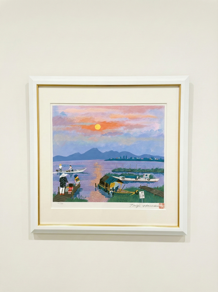 夕日の湖 | アートカフェ オフィシャルサイト