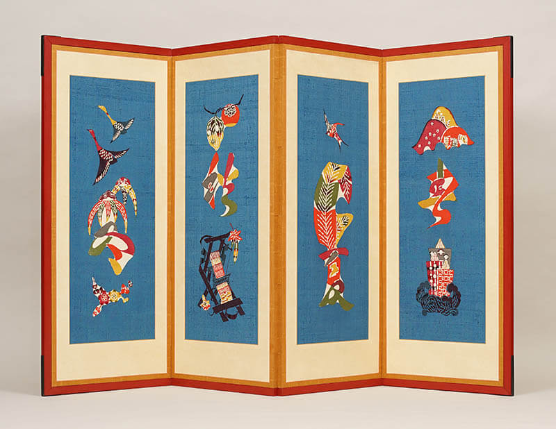 屏風と染絵額 | 静岡市立芹沢銈介美術館 | 美術館・展覧会情報サイト