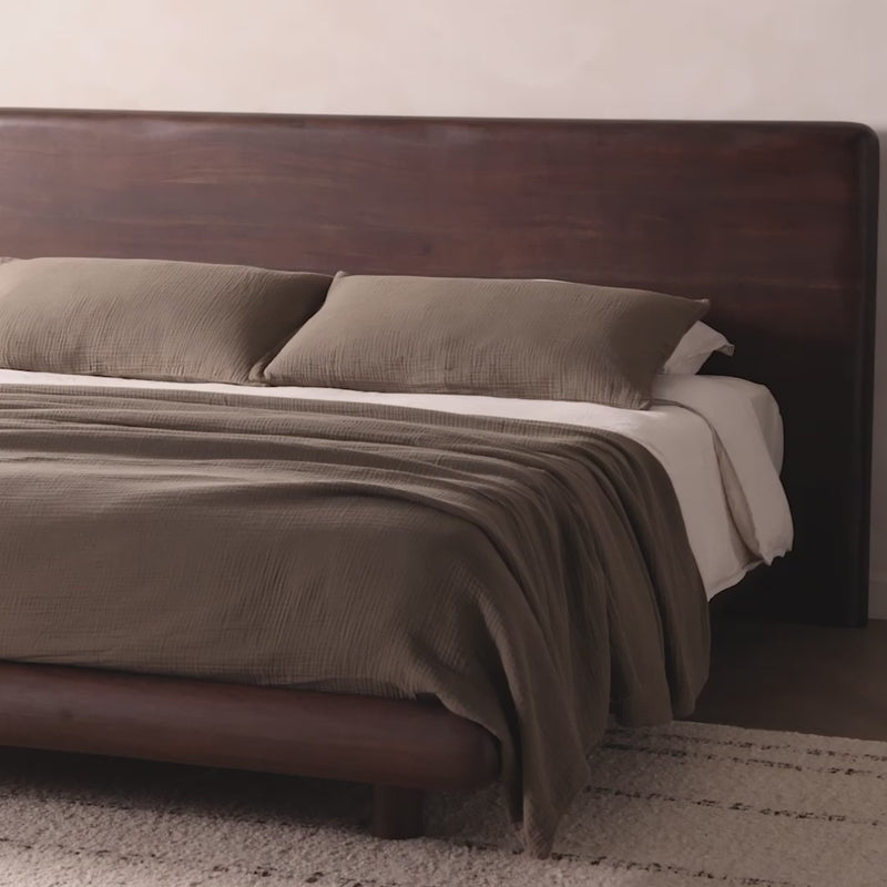 Four Hands Nigel Bed - Rustic Brown Acacia