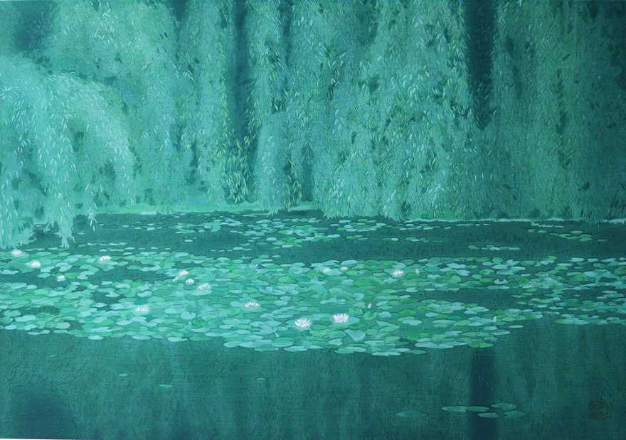 沼の静寂 | 東山魁夷 買取・作品 | 日本画、絵画高額査定はアート買取協会