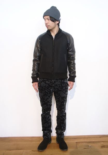 ATTACHMENT カシミヤ混平二重メルトン スタジャン AB42-216 「Area」