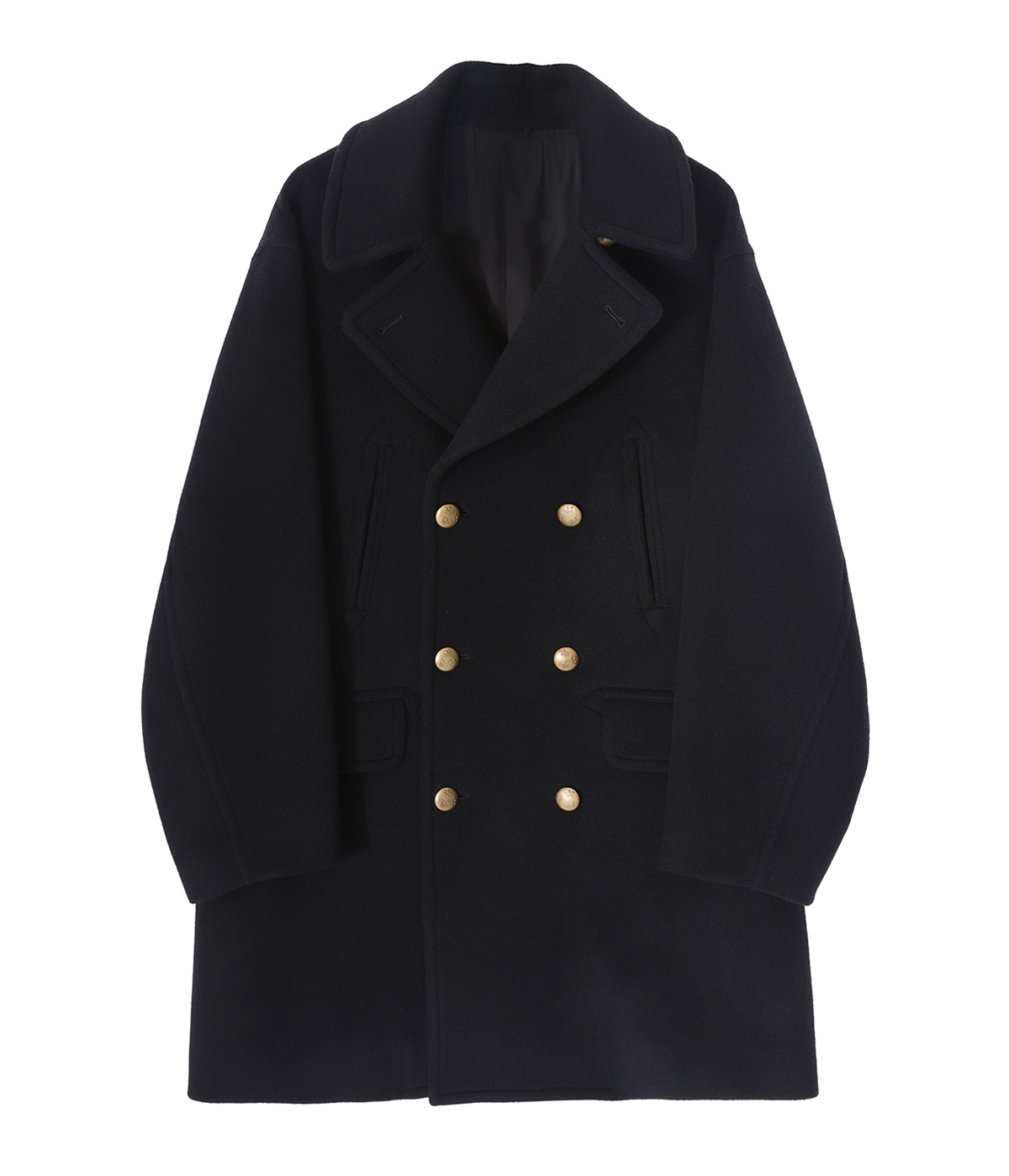 別注 Wool Cashmere Pea Coat | blurhms(ブラームス) / アウター