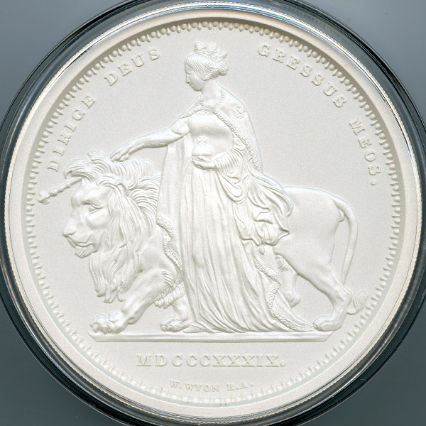オルダニー ウナとライオン 2019年 100ポンド(1キロ) 銀貨 マット