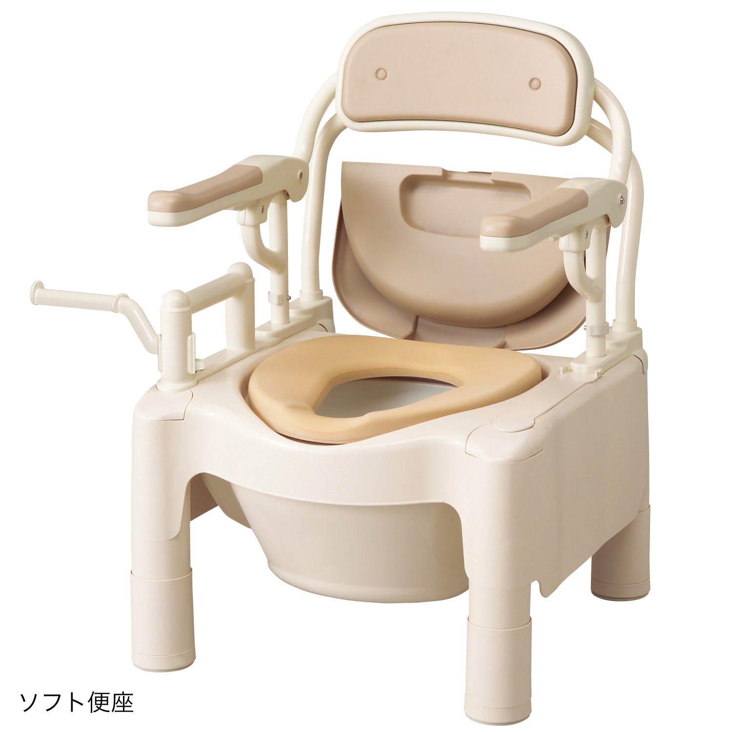 ポータブルトイレ FX-CPはねあげ ”ちびくまくん” | 【安寿】の介護用品