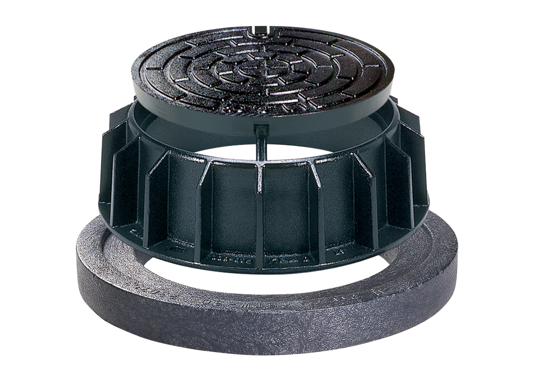 協会統一型・標準型・除雪車対応 バール穴式・蓋裏蝶番付 | アロン化成