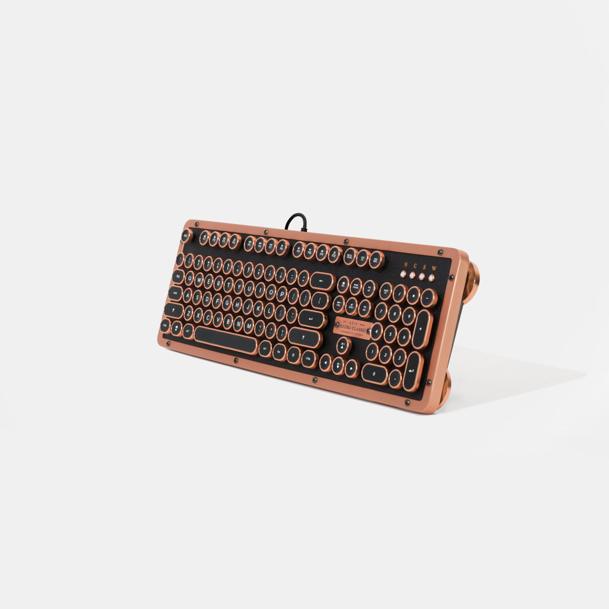 AZIO Retro Classic / Premium Vintage Backlit Mechanical Keyboard