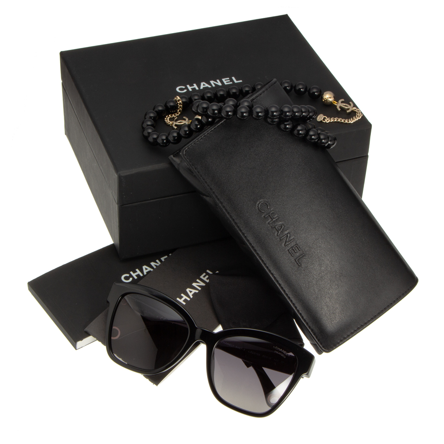 シャネル スクエア シェイプ アイウェア グレーレンズ 5487 C622/S8