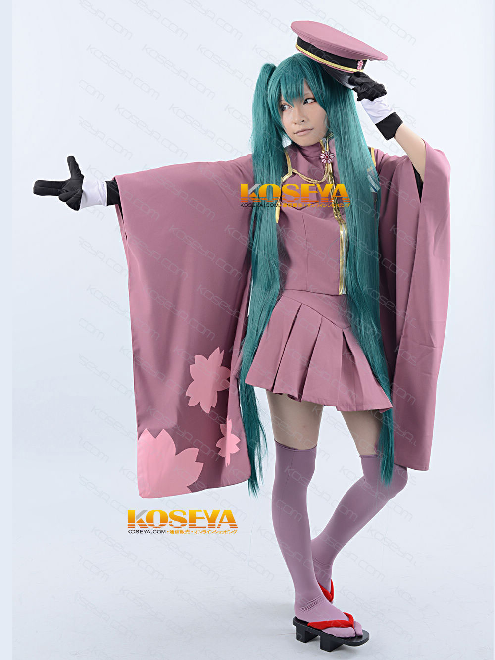 VOCALOID 千本桜 初音ミク 高品質 風 コスプレ衣装 豪華セット:KOSEYA