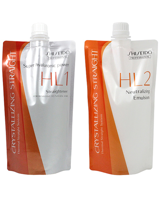 ┃廃番┃資生堂 クリスタライジングストレートα H 1・2剤 400mlの業務