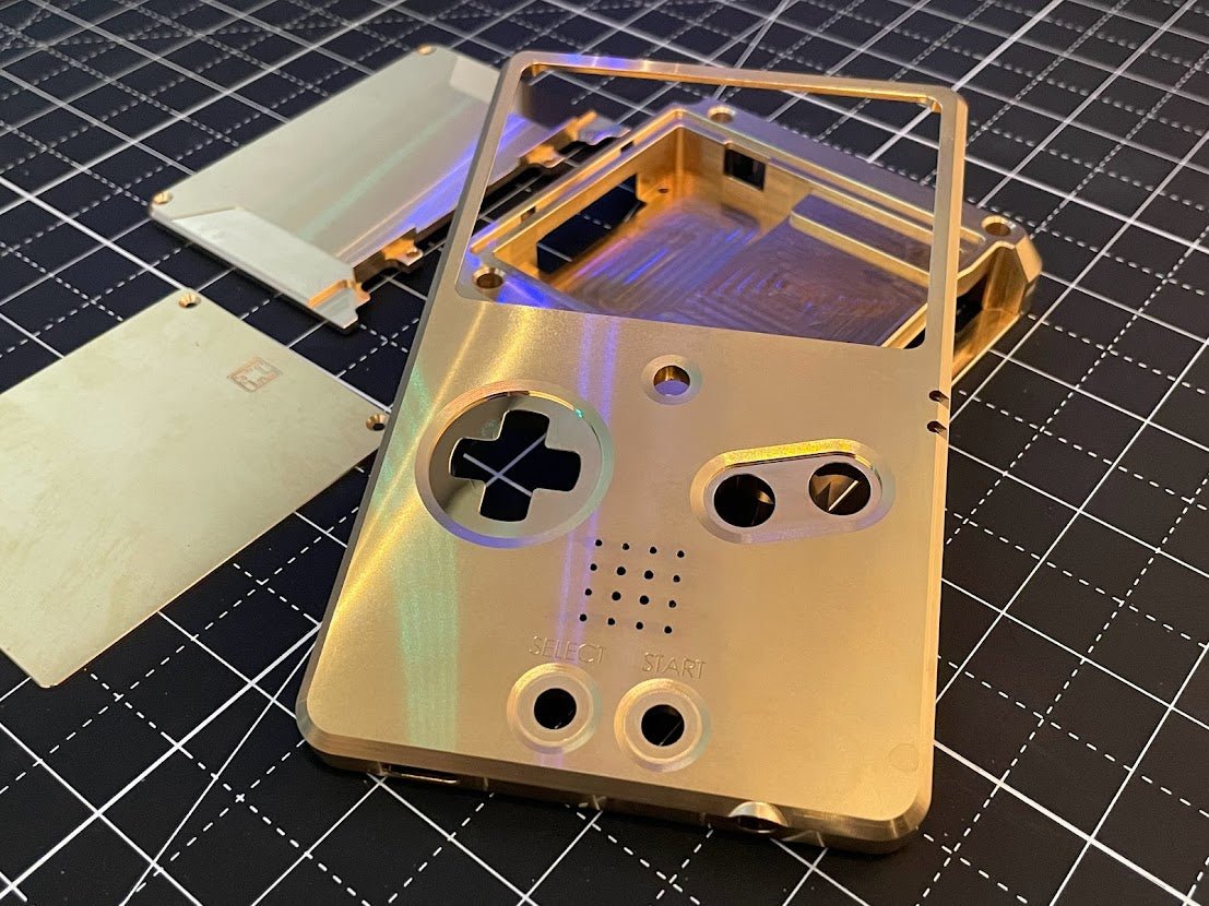 Game Boy Advance SP Unhinged Aluminum Machined Shell - Custom