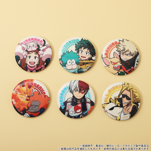 僕のヒーローアカデミア トレーディンググリッター缶バッジ BOX