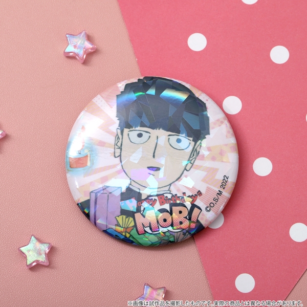 モブサイコ100 Ⅲ ホログラム缶バッジ／モブBirthday2024: キャラ