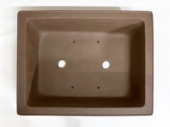 烏泥長角鉢 盆栽鉢 22号 鉢幅67cm×奥行き52cm×高さ22cmを販売｜盆栽妙