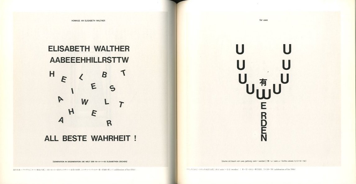 かたちの詩学 コンクリート・ポエトリー選集 / 著作集 / 向井周太郎