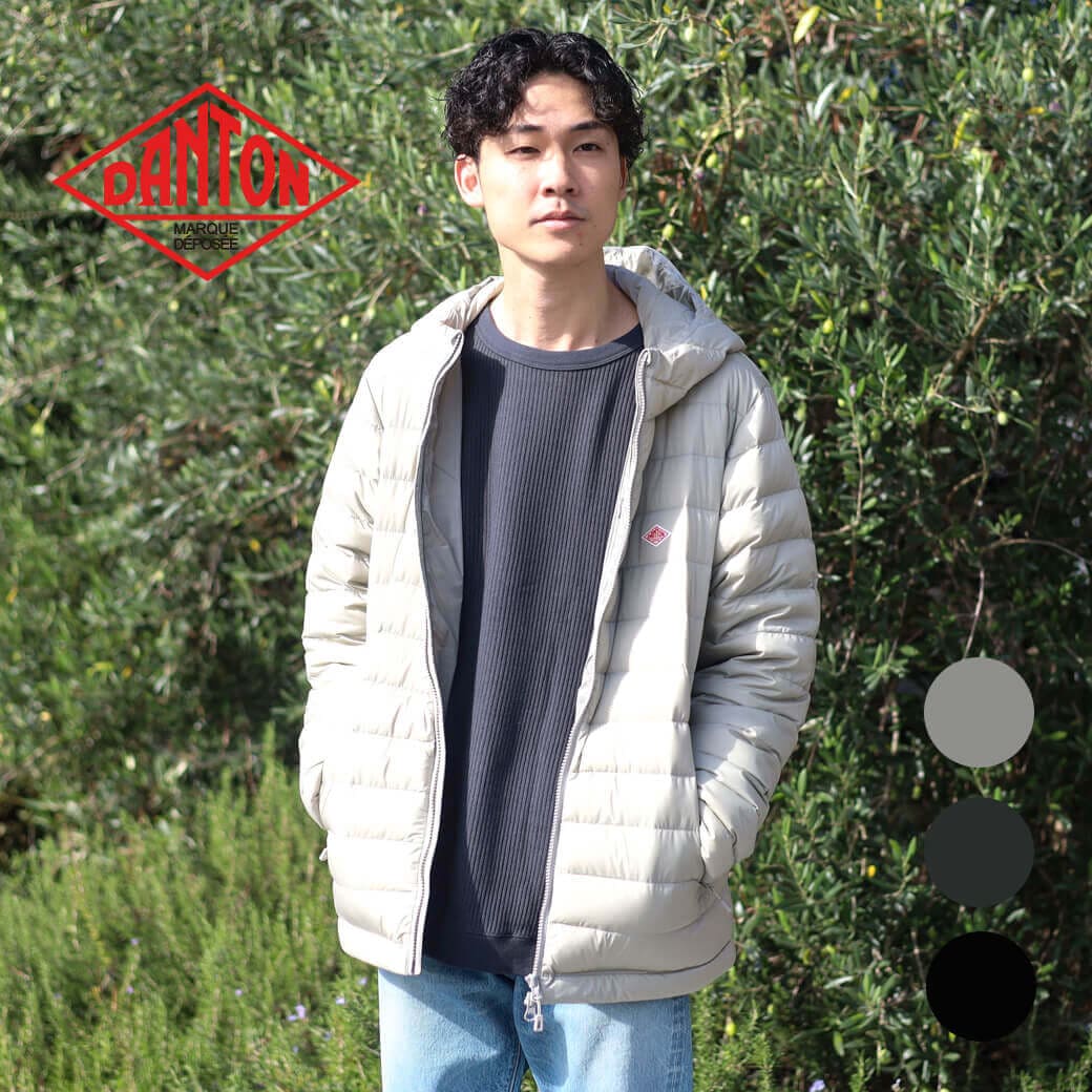 DANTON ダントン ミドルダウン フードジャケット｜BORN FREE ONLINE SHOP