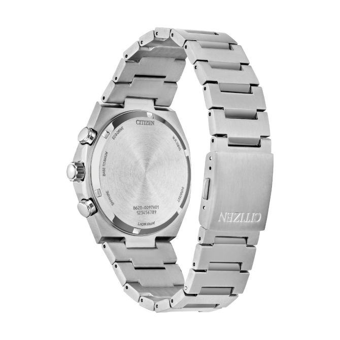 Citizen Zenshin Chronograph 42.5mm Men's Watch, Textured Salmon