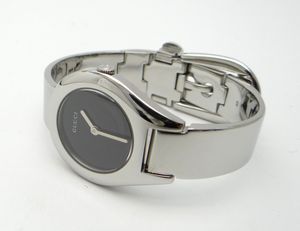 GUCCI グッチ 6700L クオーツ レディース時計 バングルウォッチ SS