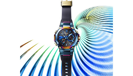 G-SHOCKに鳳凰をモチーフ、レインボーデザインの「MTG-B2000PH-2AJR