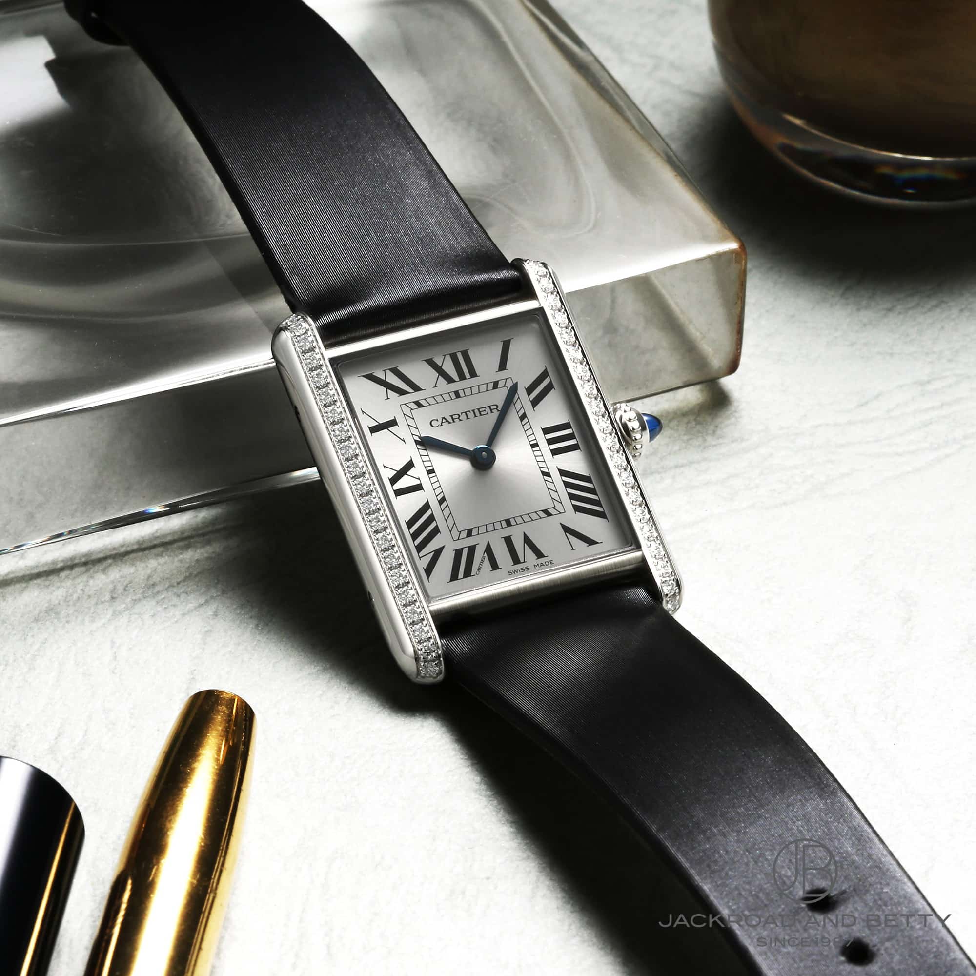 純正 カルティエ タンクマスト LM ベルト 19mm