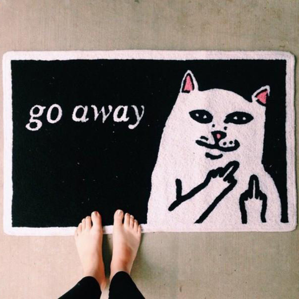 RIPNDIP リップンディップ Go Away Rug ラグマット [BEVERLEY ROCK