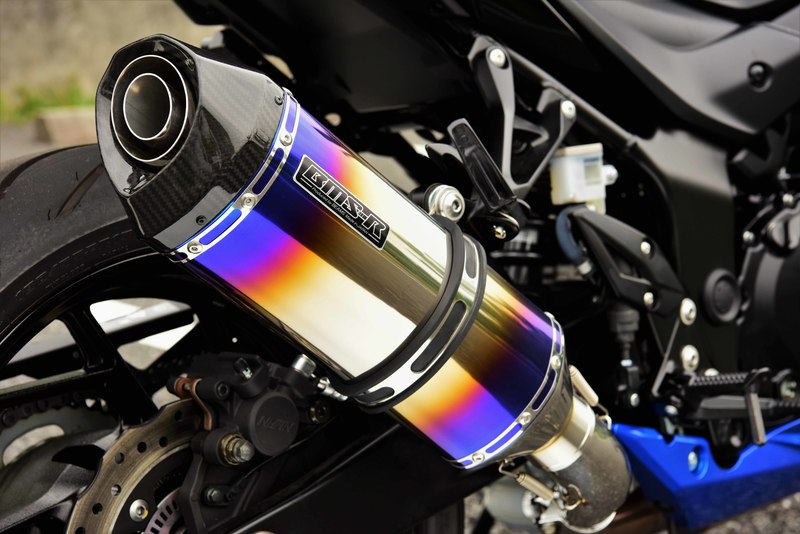 GT-CORSA ヒートチタン スリップオン：GSX-S750 ABS：2017〜：政府認証