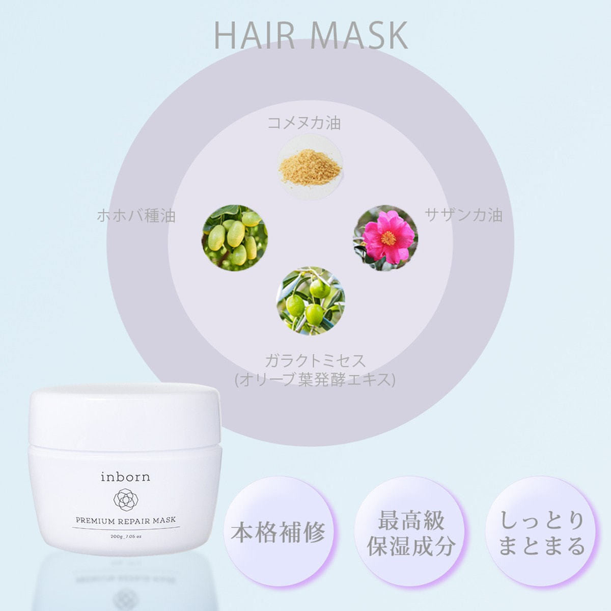 inborn(インボーン)プレミアムリペアマスク 200gの卸・通販