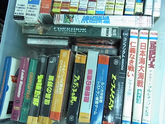 PC-8001/8801用テープソフト大量入荷致しました！｜BEEP