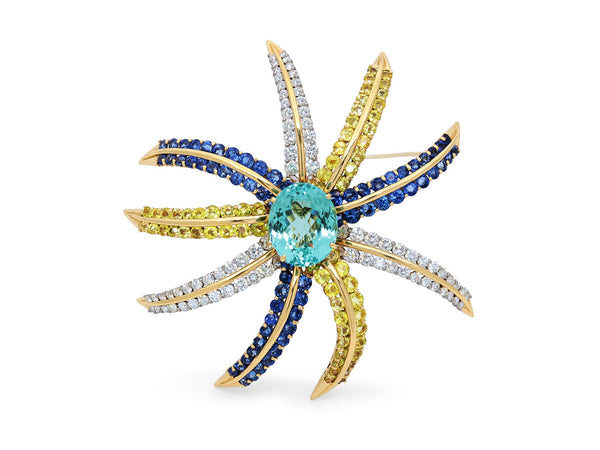 Tiffany & Co. 'Fireworks' Brooch Tourmaline, Diamond #520292