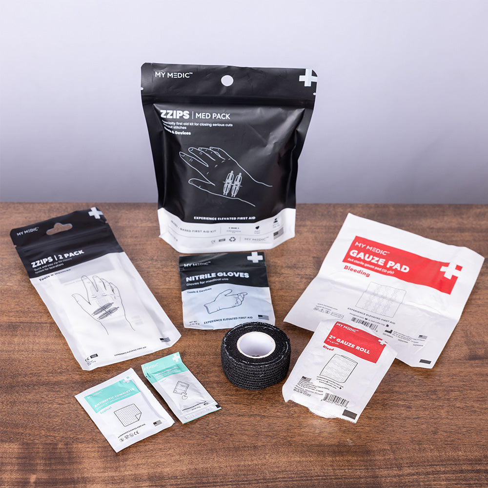 ZZIPS Med Pack by My Medic | Pain-Free Suture Replacement – Be